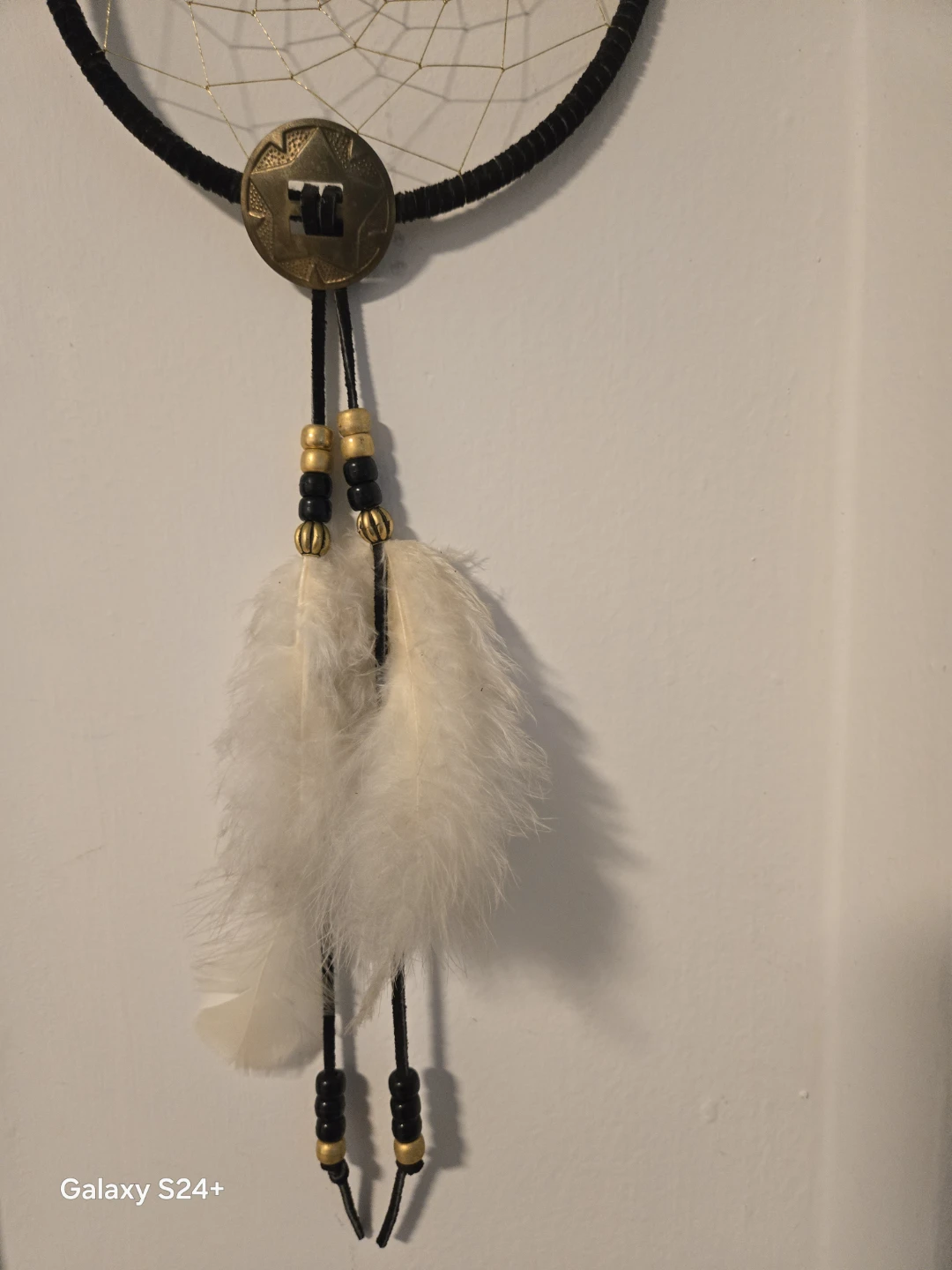 Dream Catcher with Feathers and Coin Ornament - photo 2