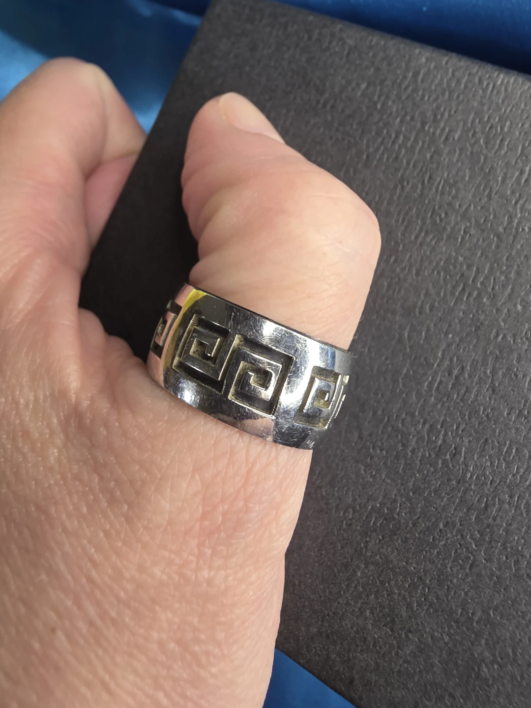 Jewellery steel ring for men
