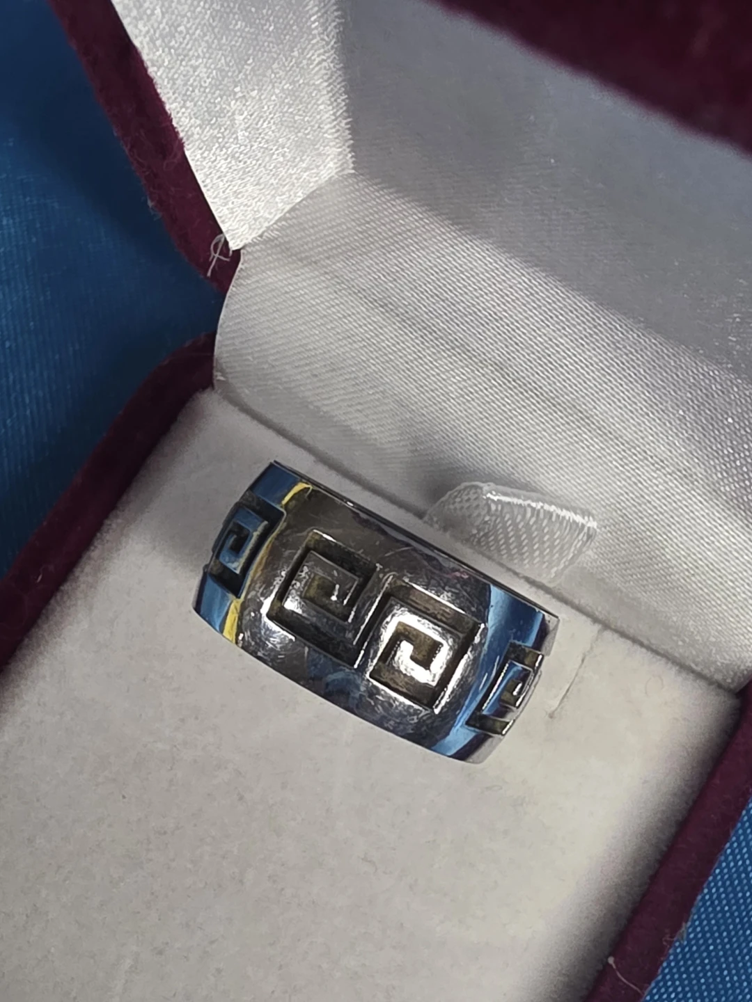 Jewellery steel ring for men - photo 2