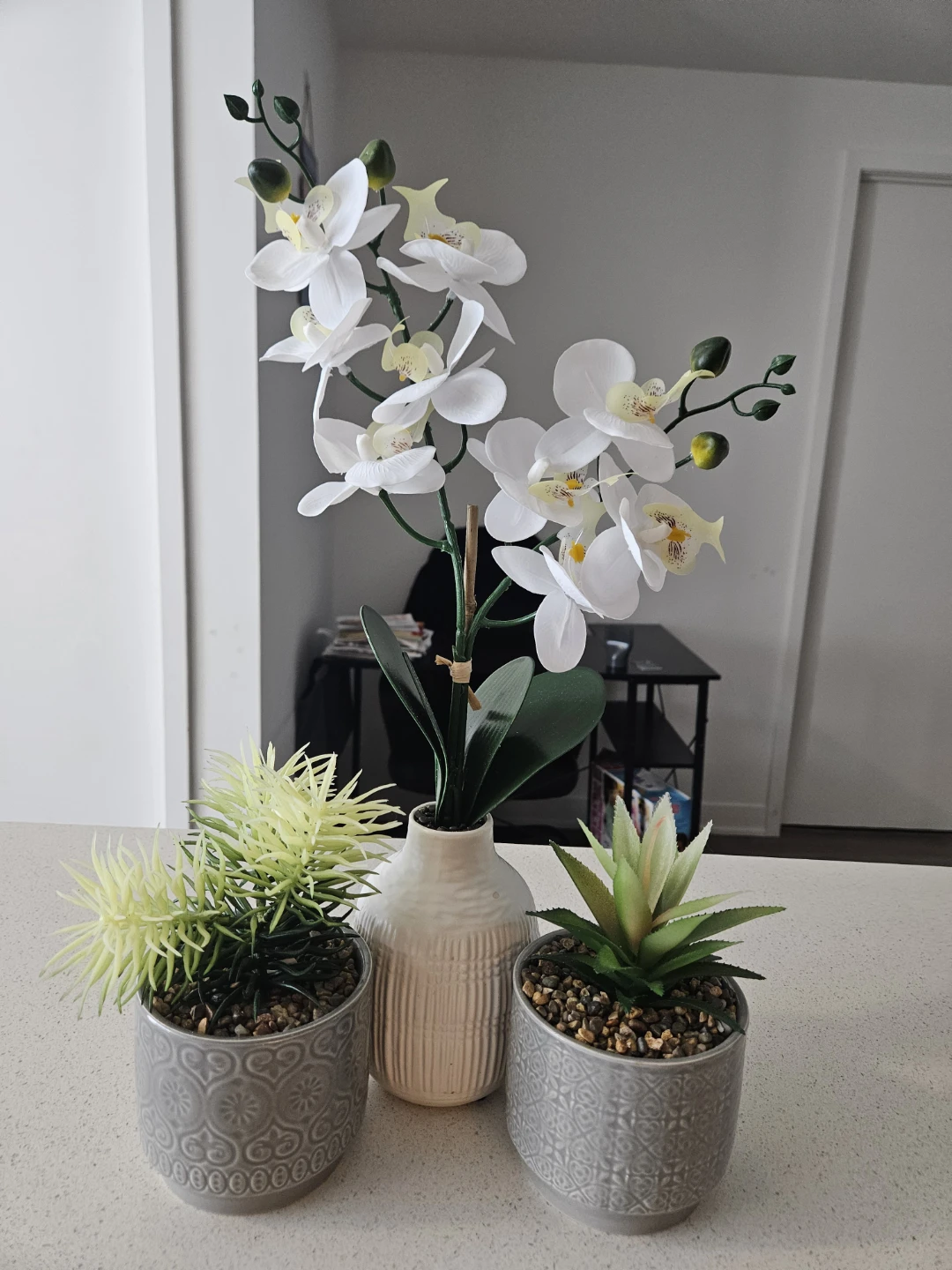 Artificial Orchid Plant Set - photo 3
