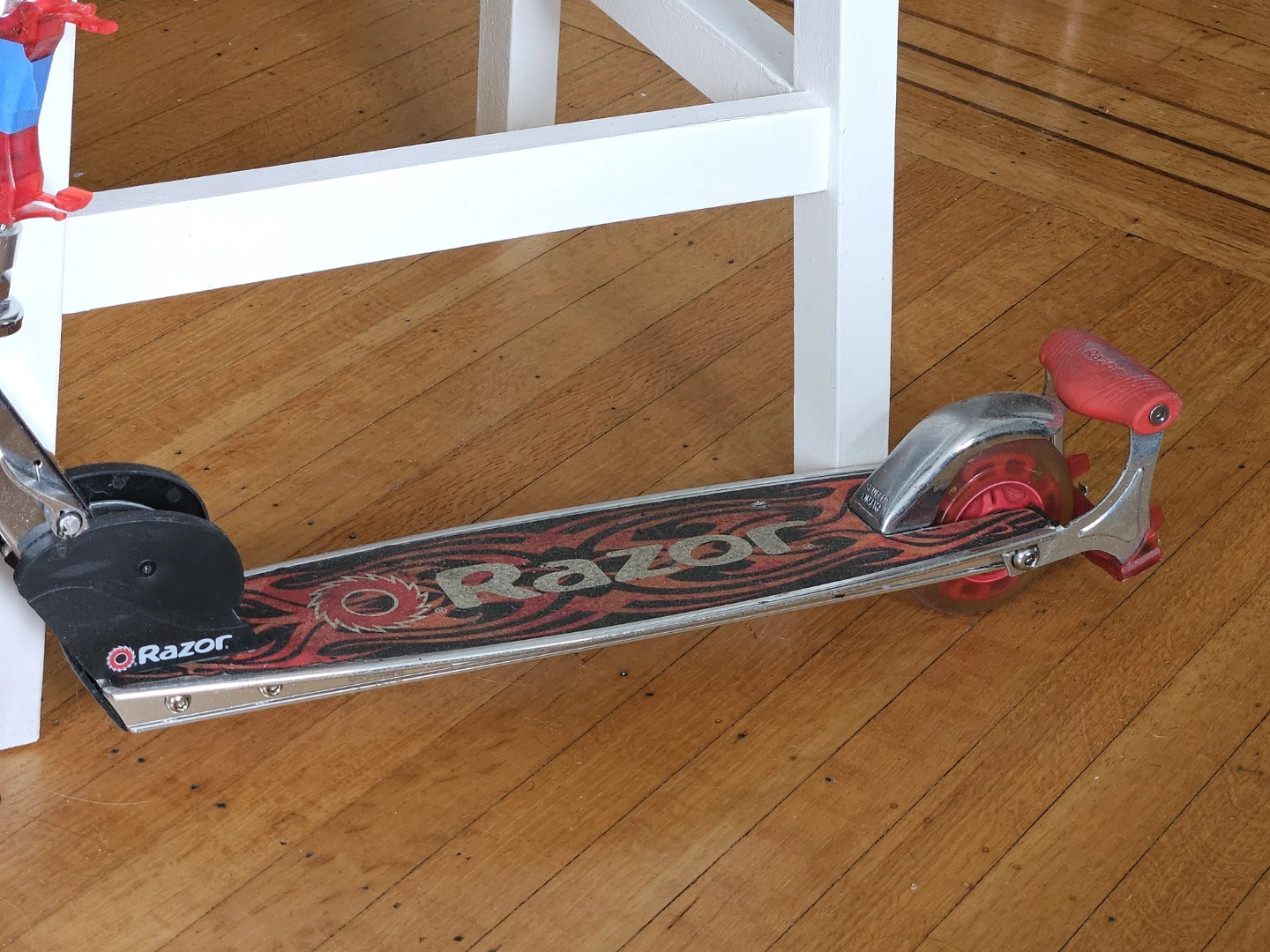 Red Flame Razor scooter