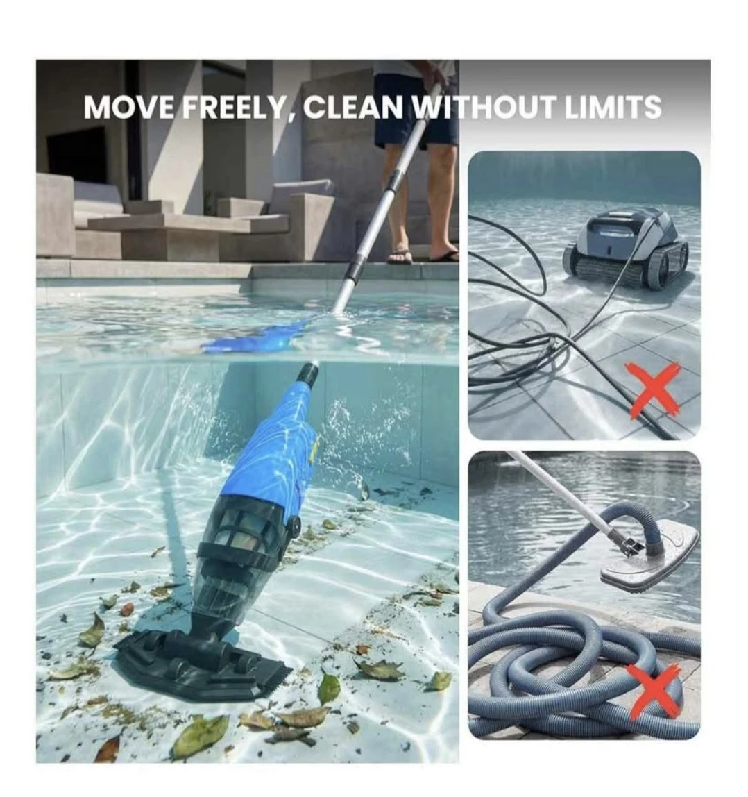 Handheld Pool Vacuum Cleaner with Extendable Pole - photo 4