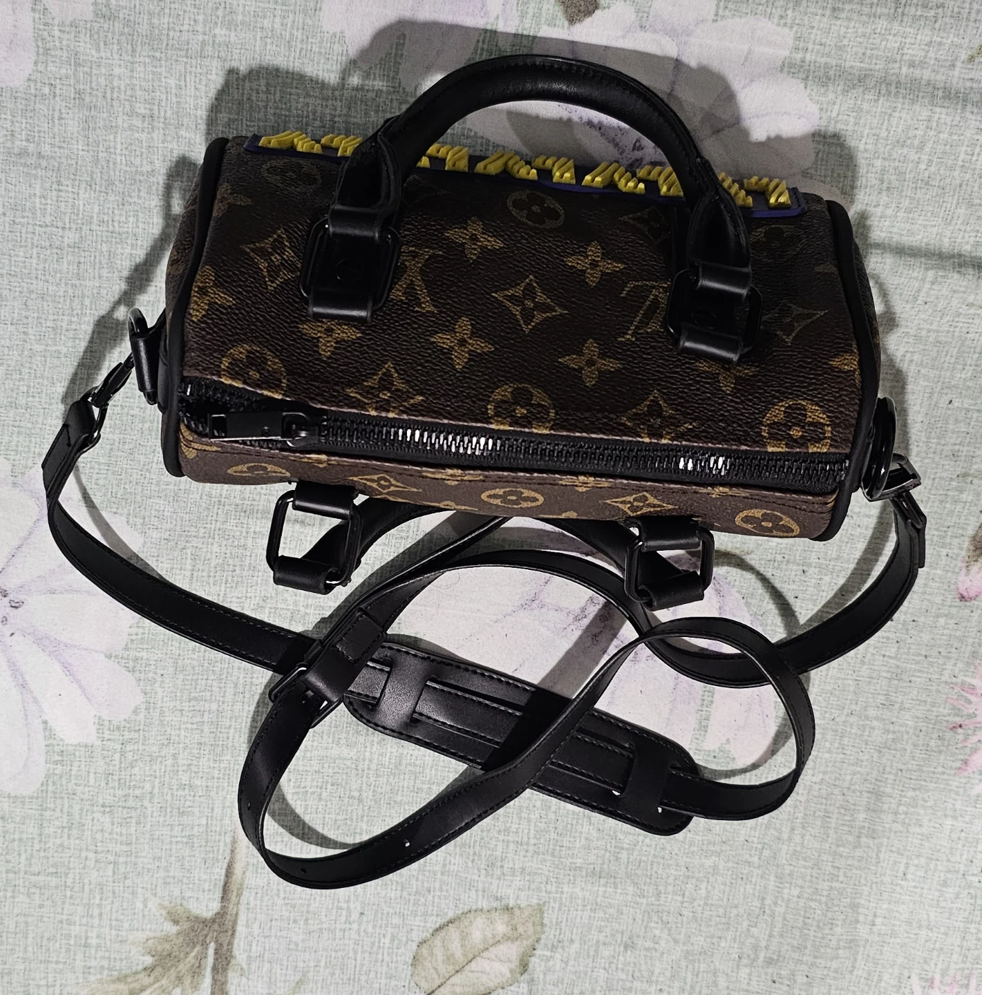 Louis Vuitton Speedy Bandouliere Nano Monogram Bag - photo 3