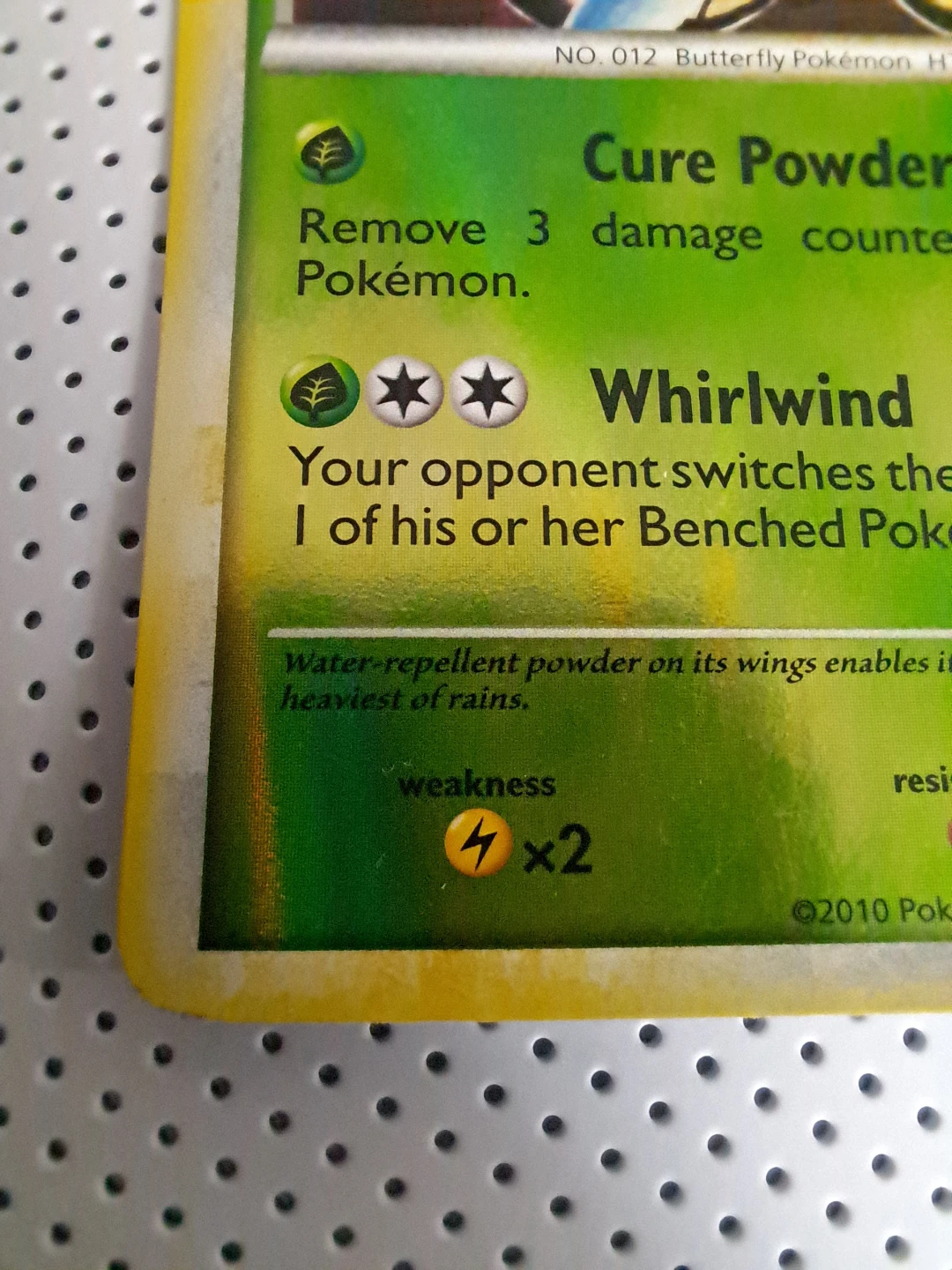Butterfree 16/123 HeartGold SoulSilver Reverse Holo MP - photo 4