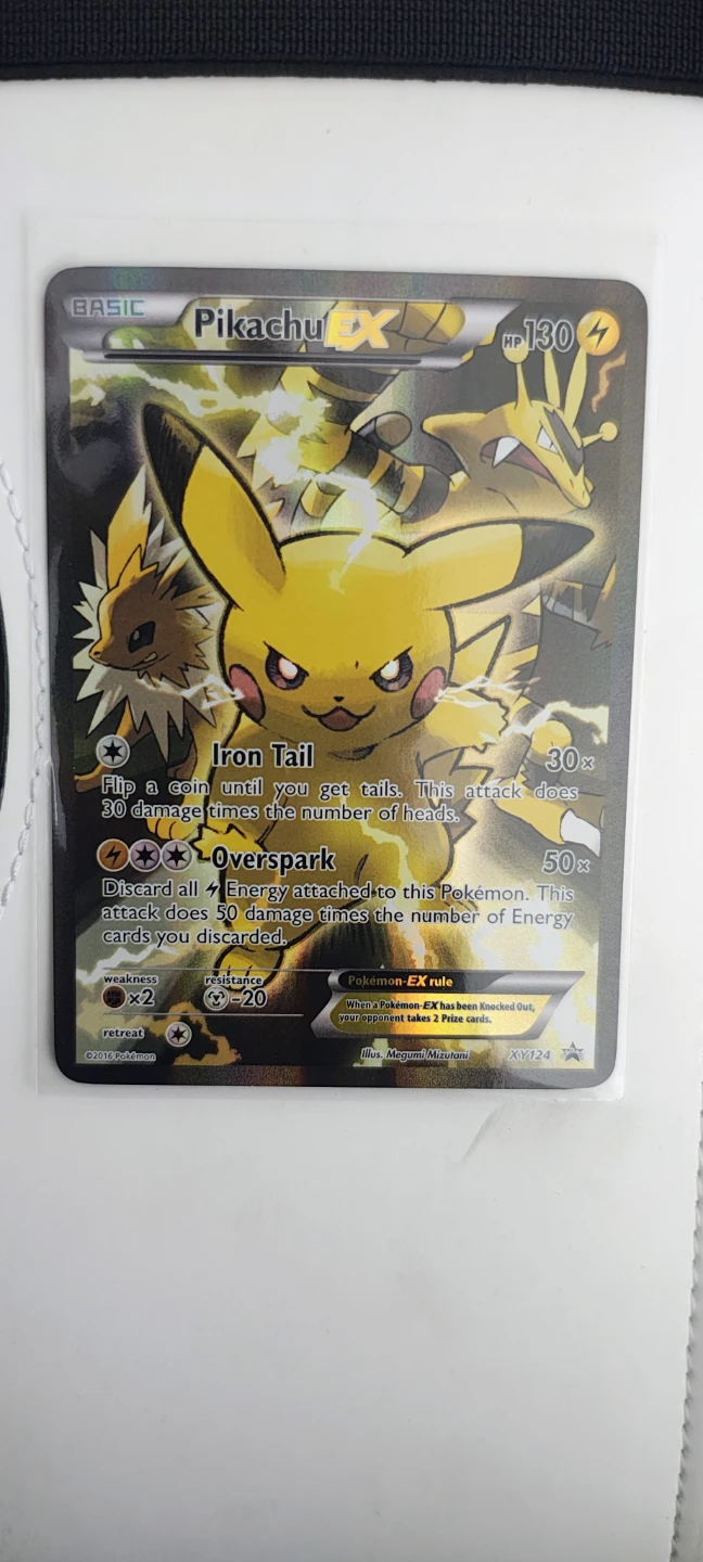 Pikachu EX Pokemon Card
