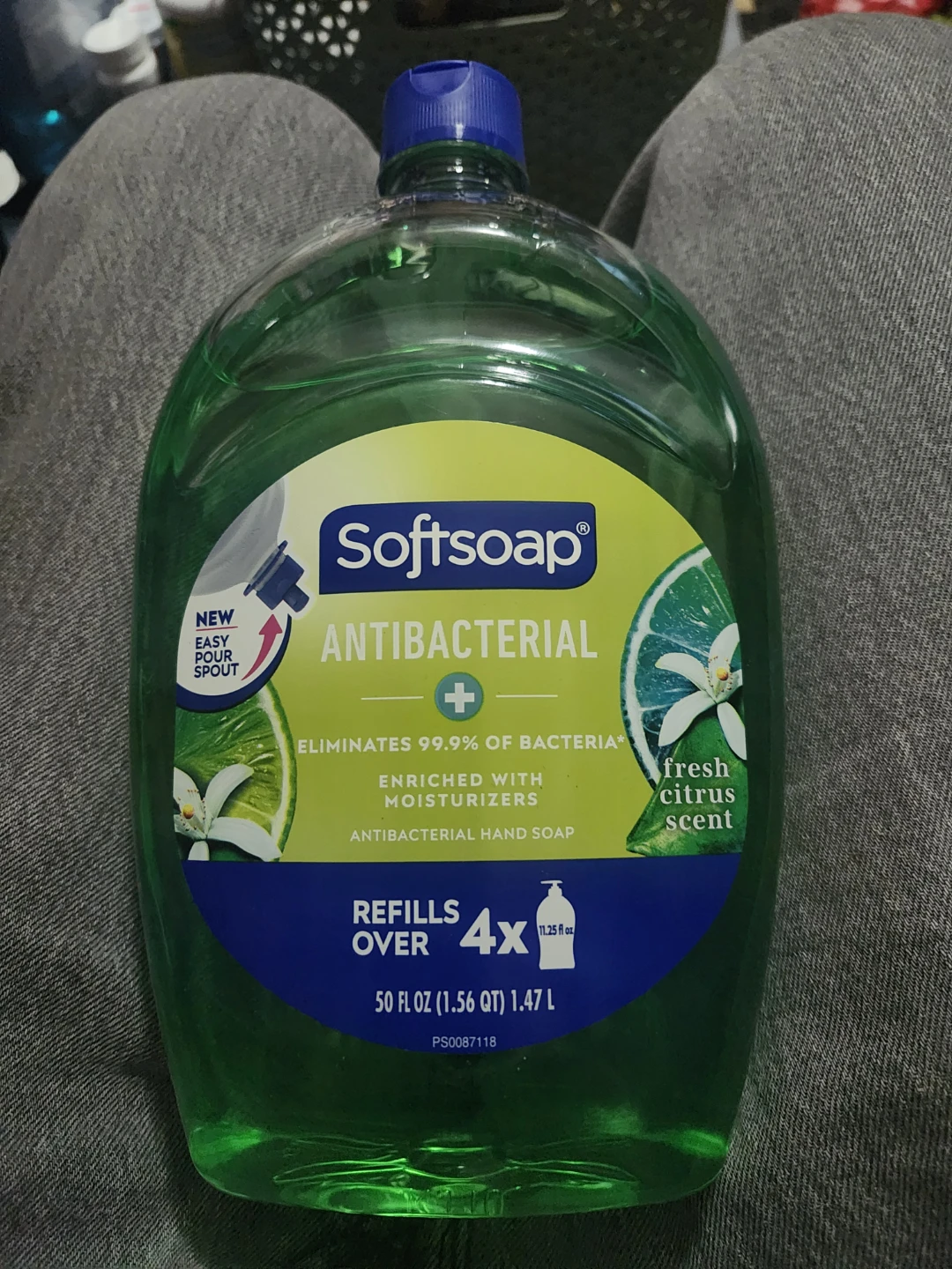 Softsoap Antibacterial Hand Soap, Fresh Citrus Scent, 50 fl oz