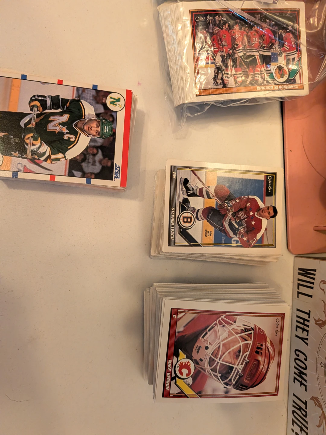 Collection of Score and O-Pee-Chee Hockey Cards - photo 2