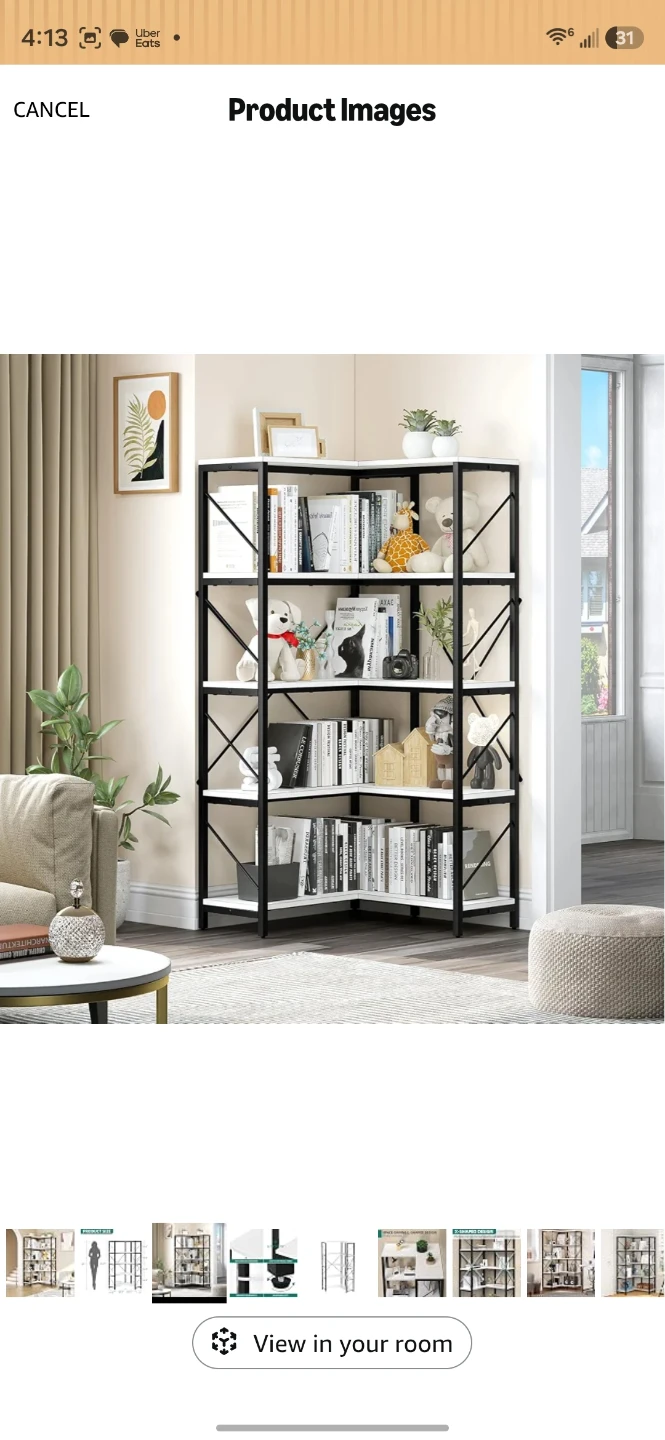 5-Tier Corner Bookshelf - photo 3