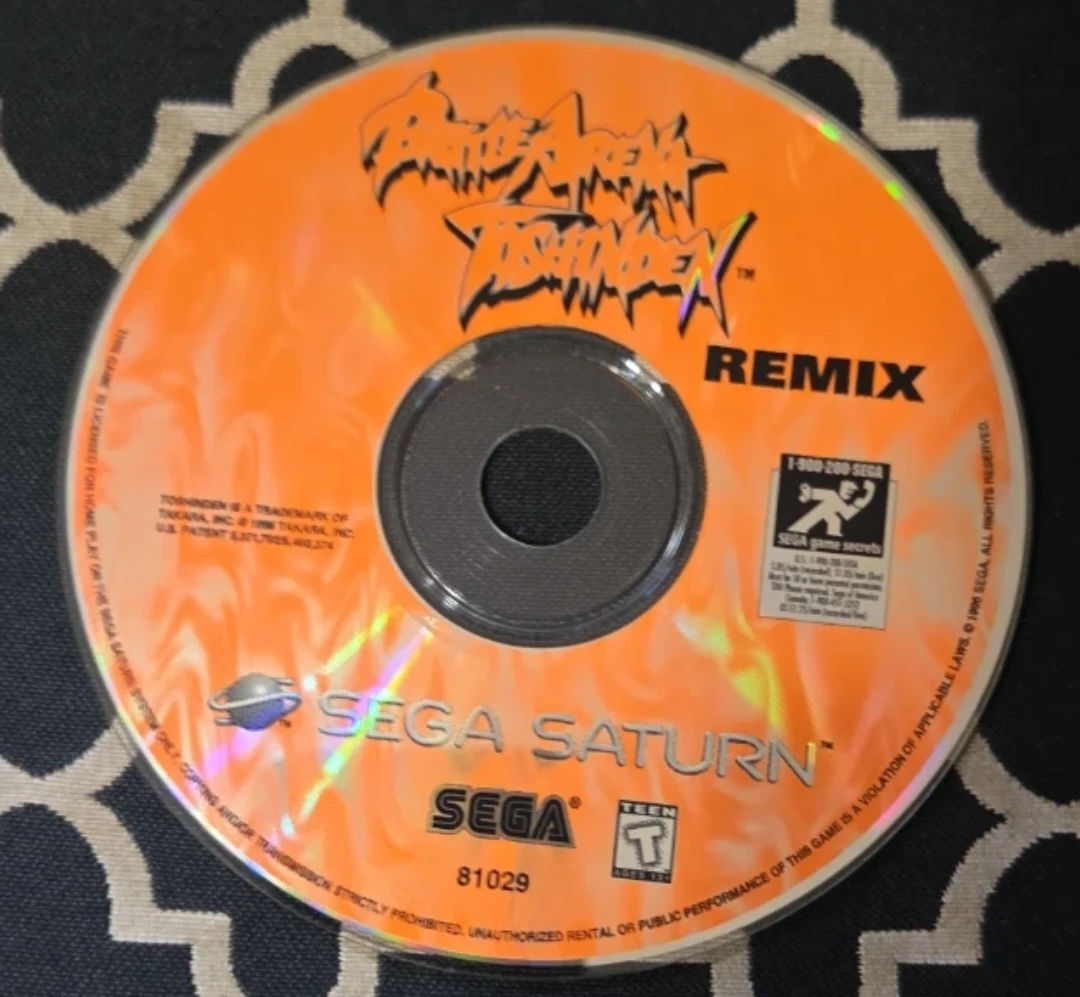Battle Arena Toshinden Remix Sega Saturn Game Disc - photo 4