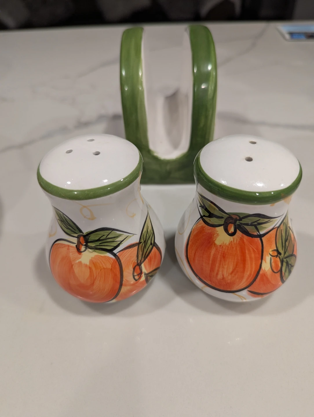 Fruit Salt and Pepper Shakers with Napkin Holder - photo 2