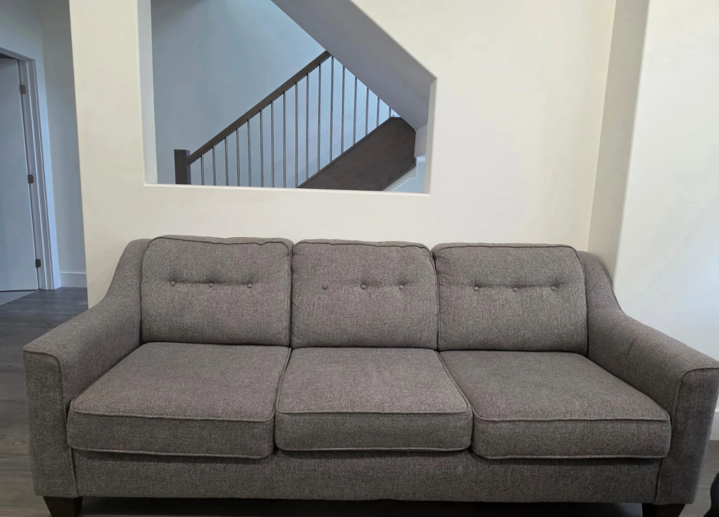 Grey 3-Seater Sofa (2 sofas + 4 pillows) - photo 4