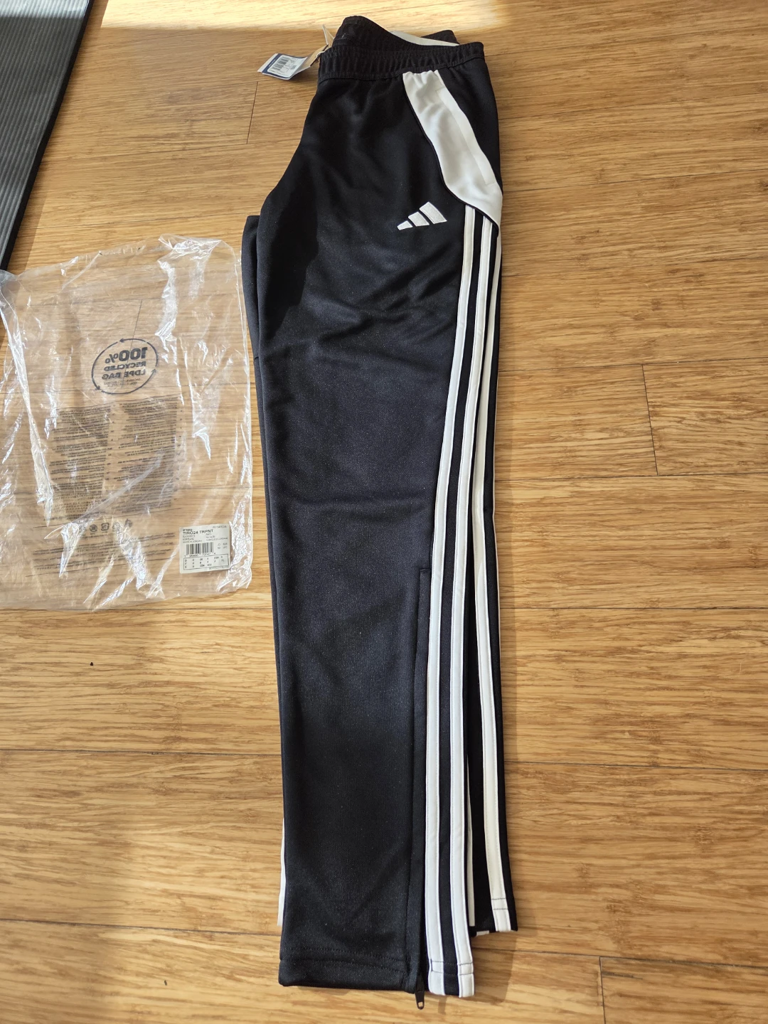 New Adidas Tiro24 Training Pants Black/White Medium