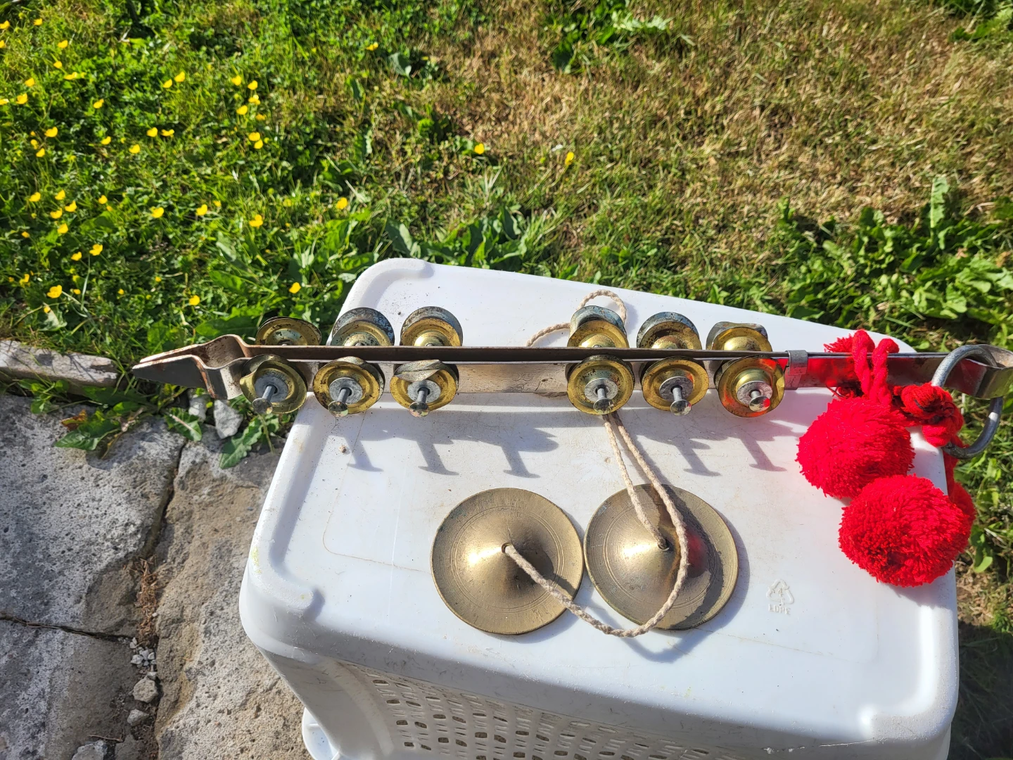 Musical Instrument Percussion Cymbals with Bells