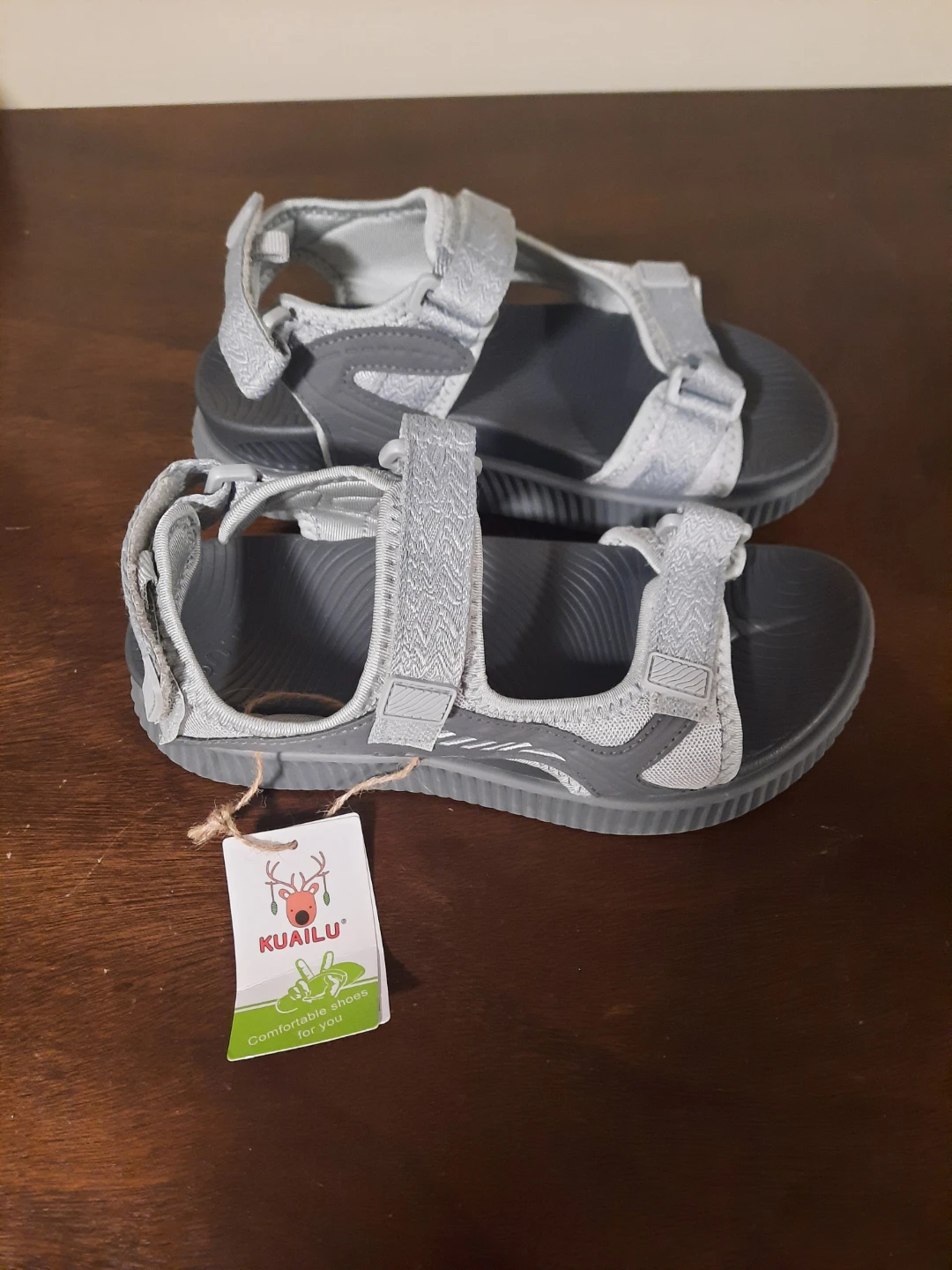 KuaiLu Women's  Walking Sandals - Grey size  7 - photo 2