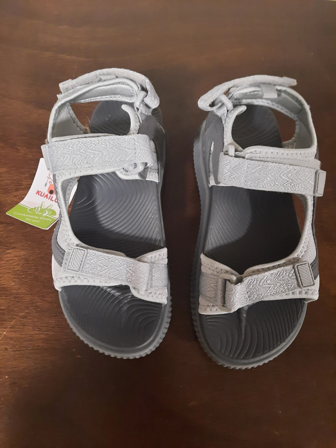 KuaiLu Women's  Walking Sandals - Grey size  7 - photo 3