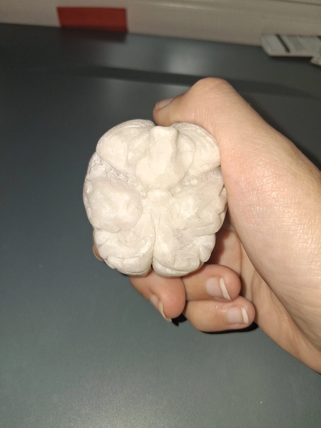 White Calcite Brain Crystal - photo 2