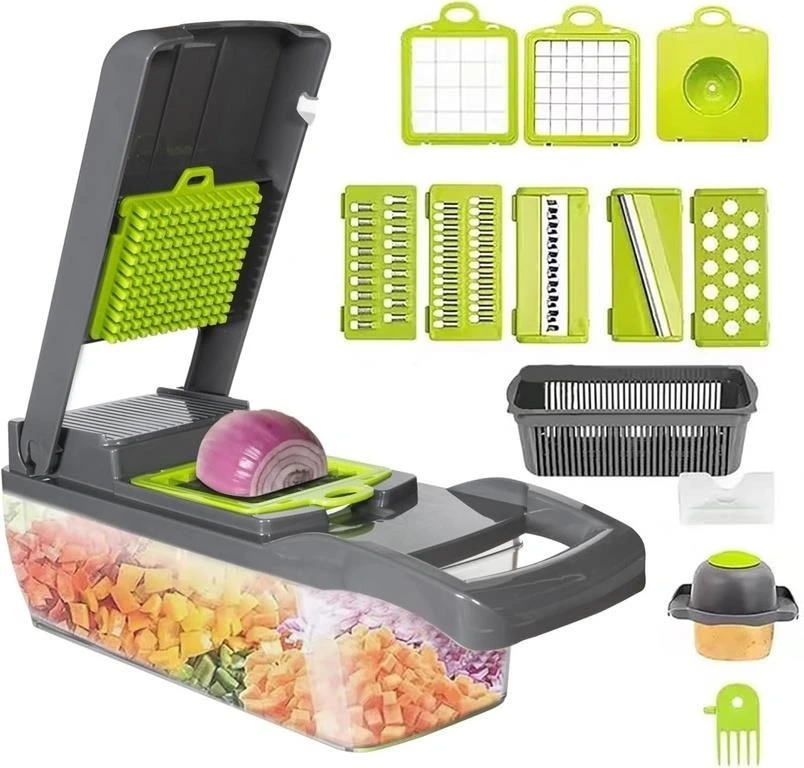 13-Piece Vegetable Chopper and Slicer Set