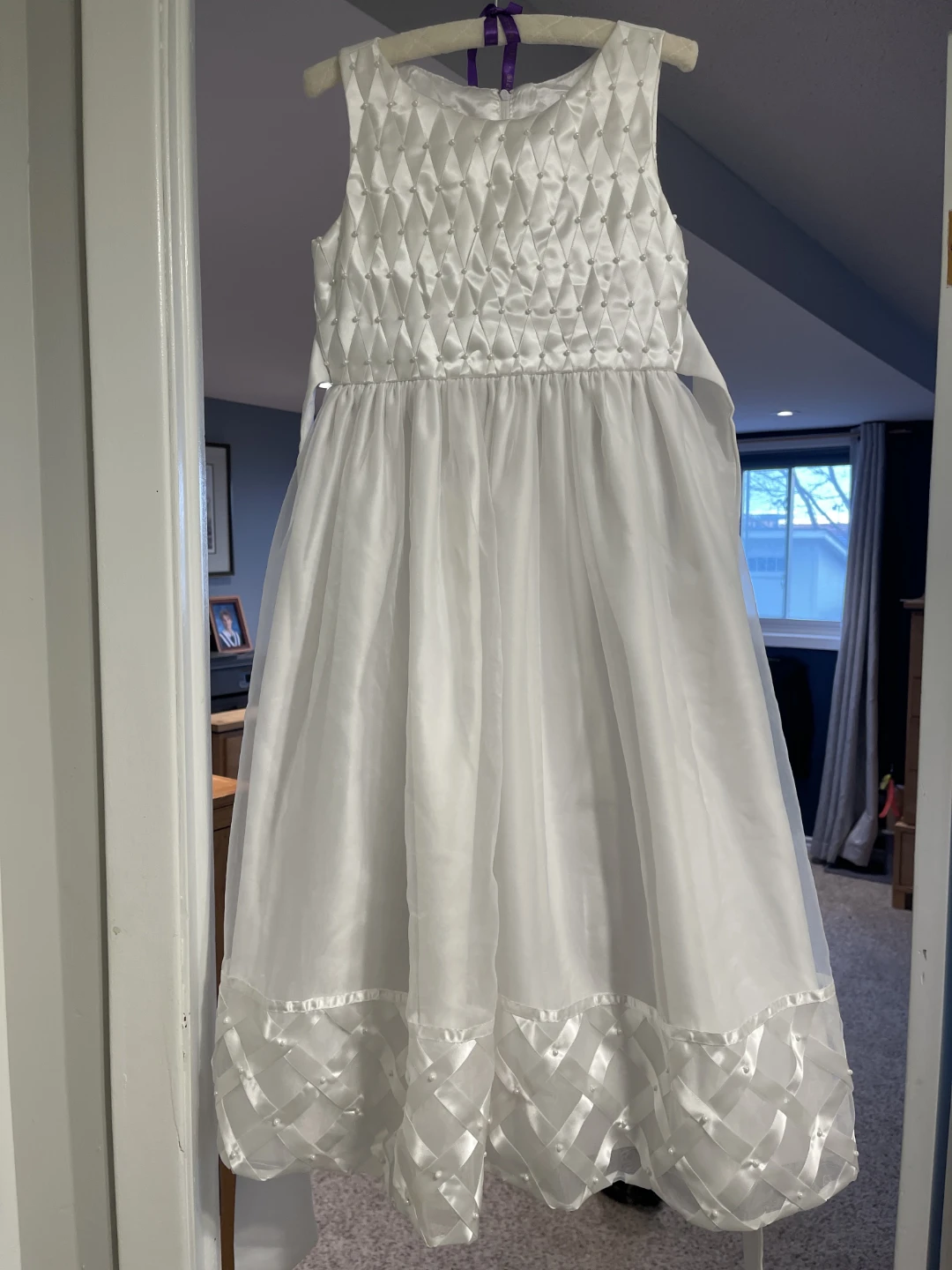 White Flower Girl Dress