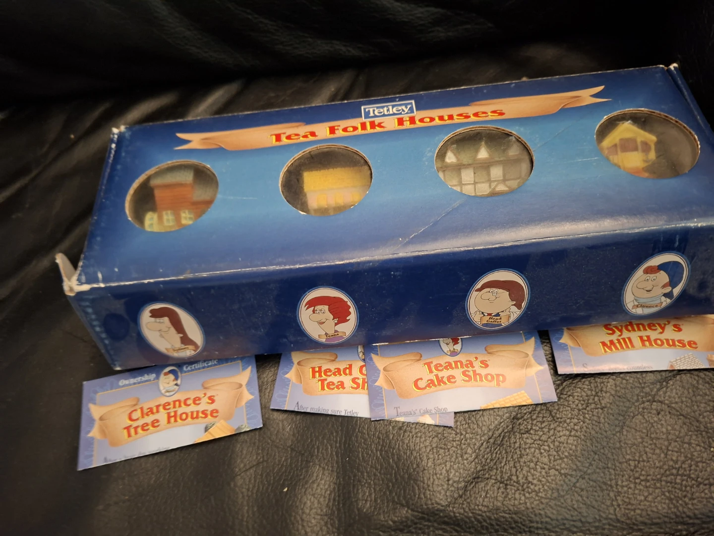 Tetley Tea Folk Houses Miniature Set