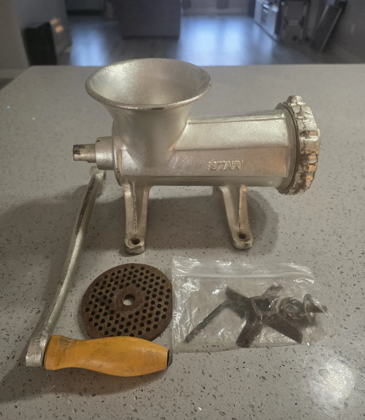 STAR Meat Grinder Manual Hand Crank