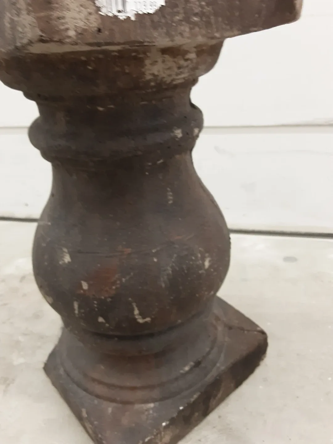 Cement Garden Pedestal Accent 16 inch H - photo 5