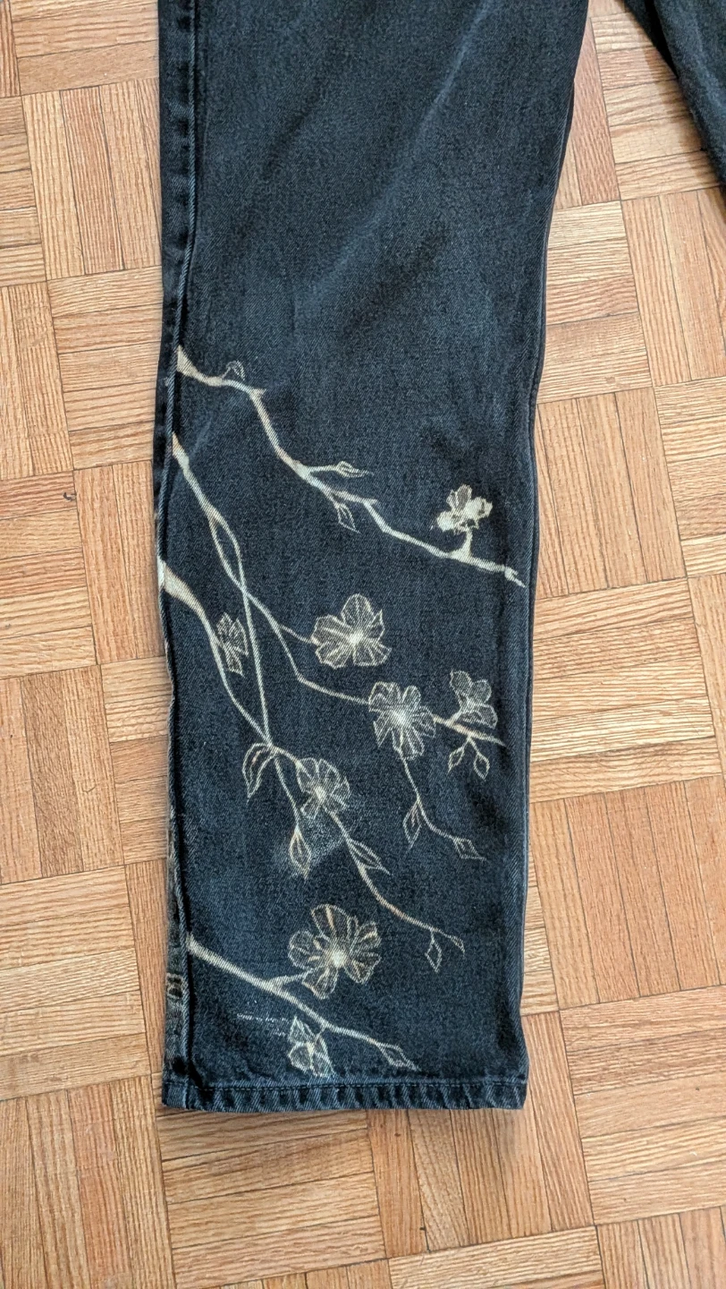 Bleach Paint Custom Levi's Jeans - photo 2