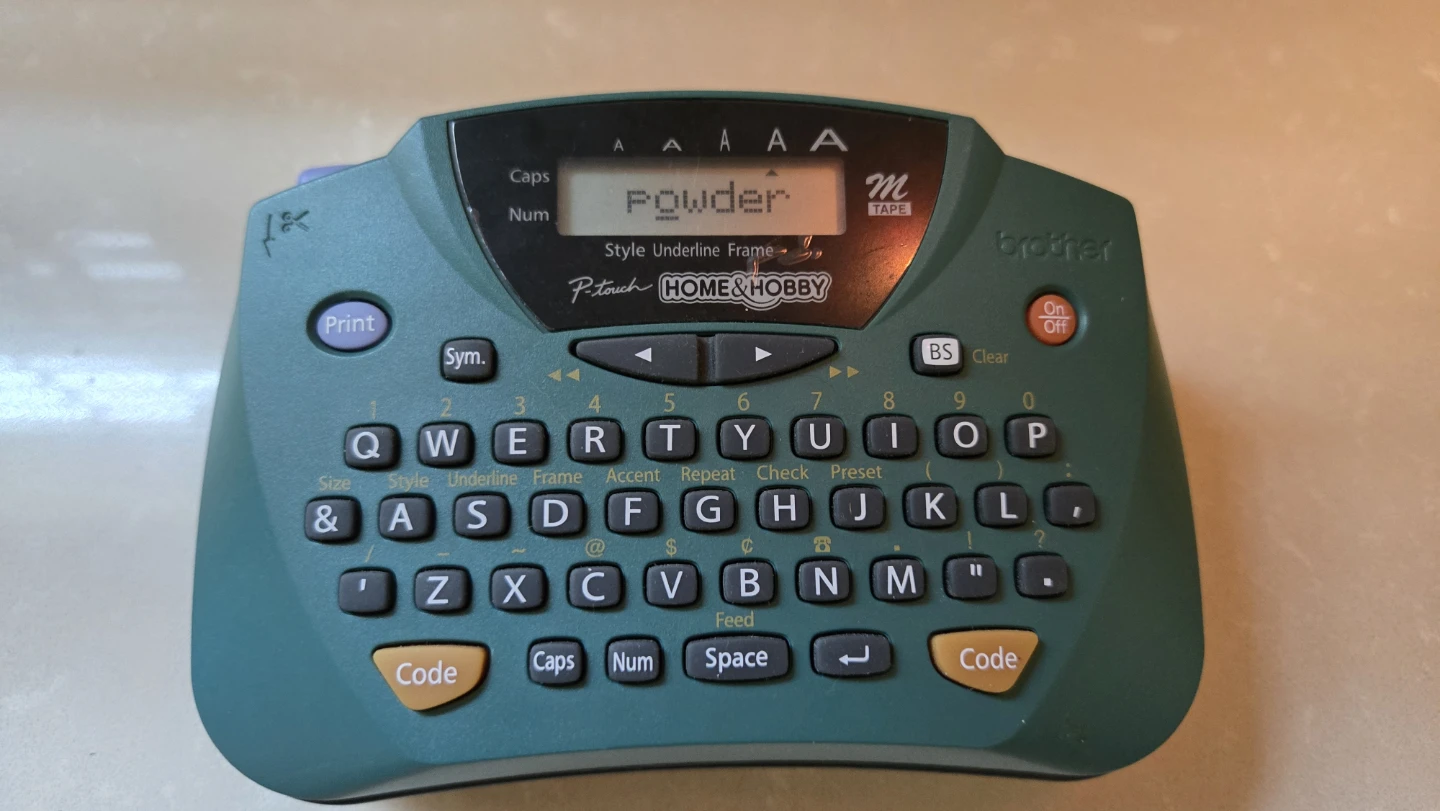 Brother P-Touch Home & Hobby Label Maker PT-65