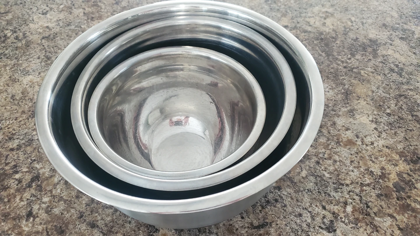 ARCOSTEEL Stainless Steel Mixing Bowls (Set of 3) - photo 5