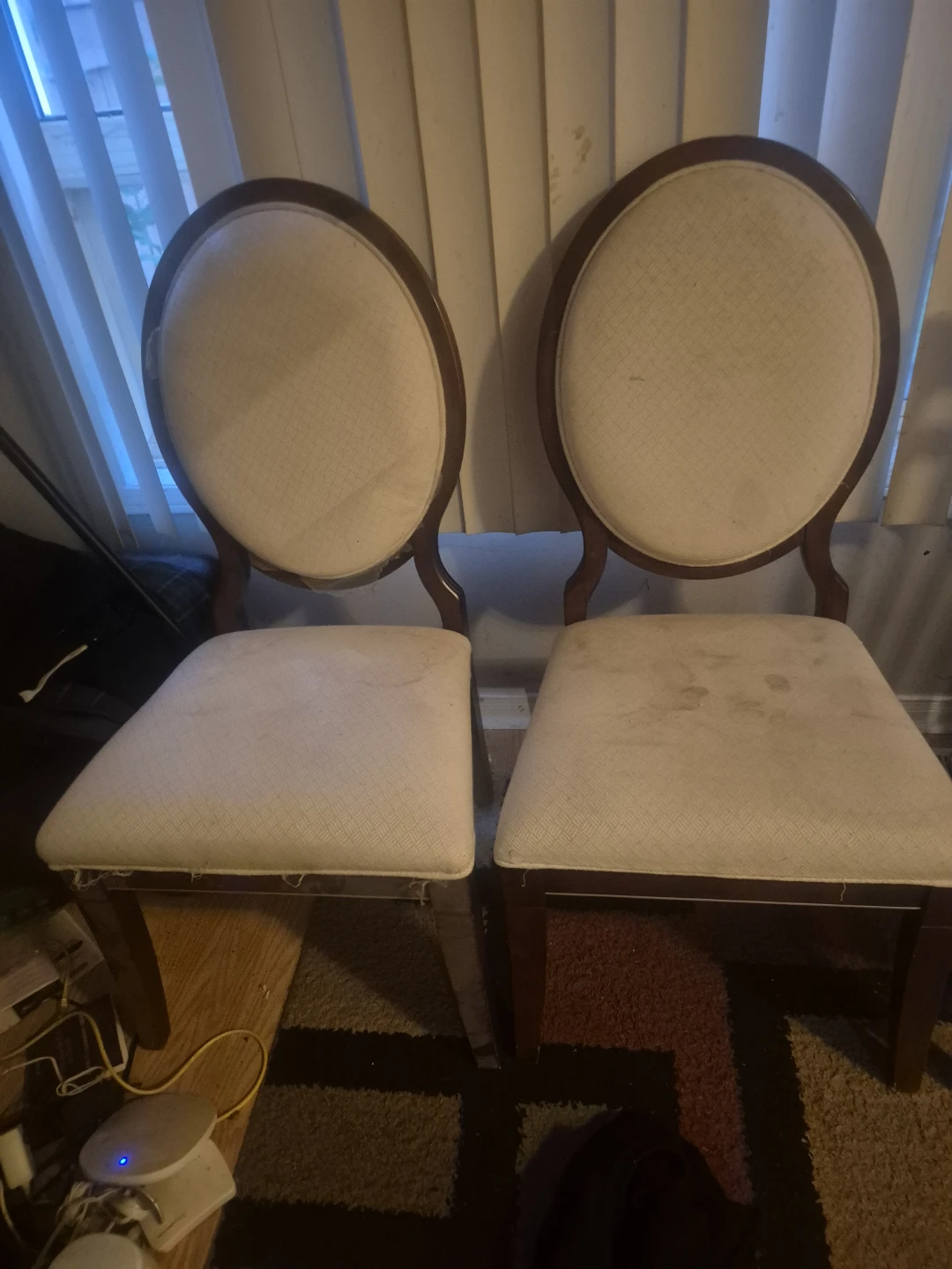 Set of 2 Upholstered Dining Chairs