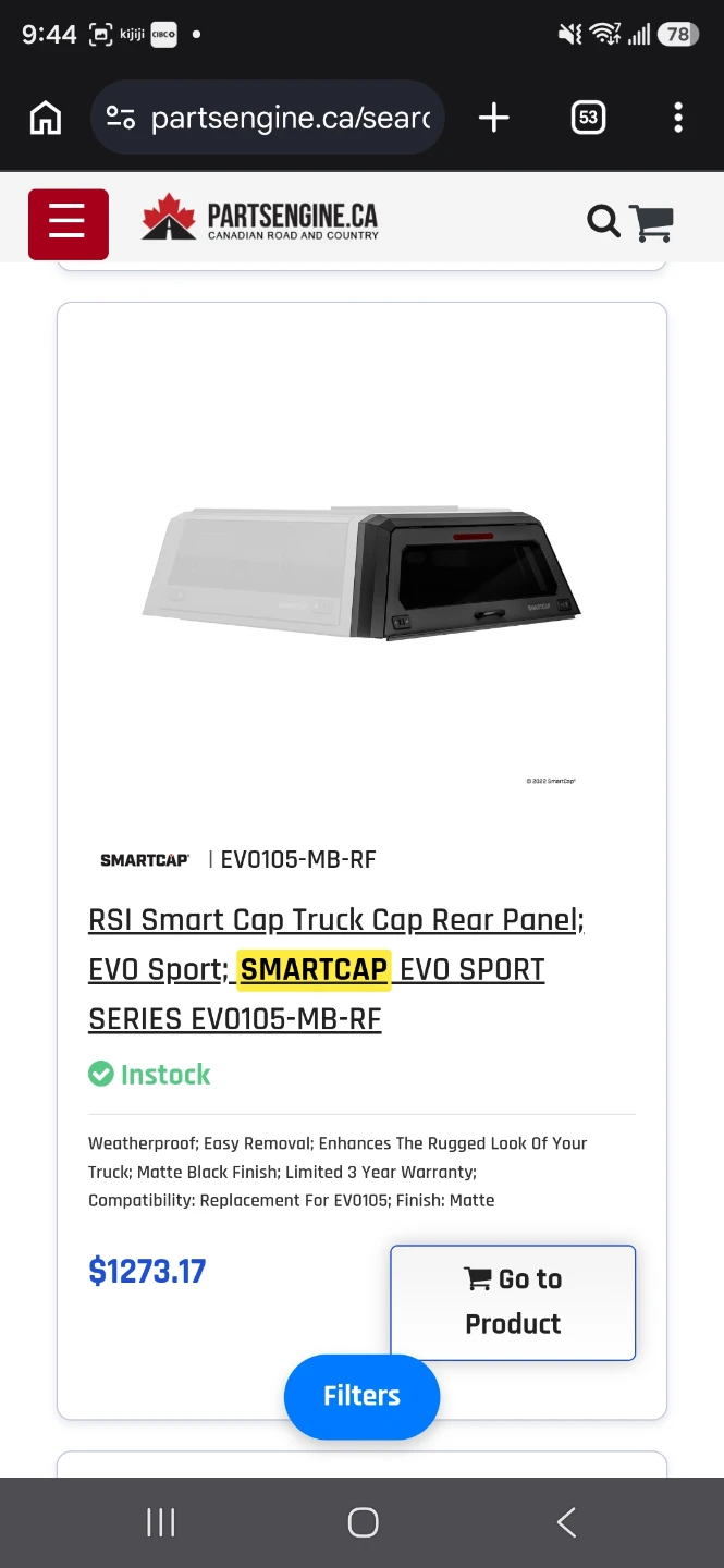 Rsi smartcap (3rd gen tundra) rear pannel and door - photo 4