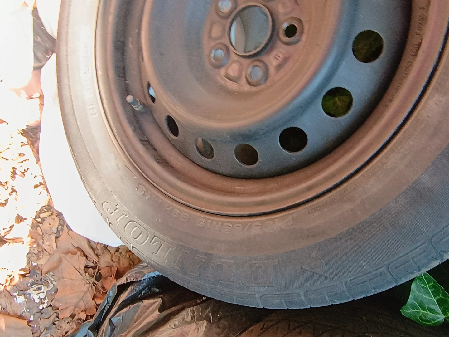 Dunlop All Season tires with steel rims for Toyota Corolla - photo 2