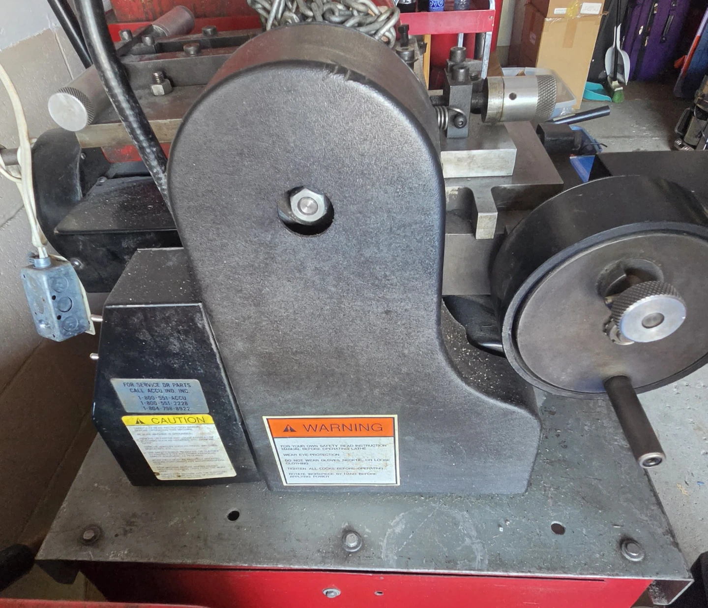 Accu Industries Model 7700 Brake Lathe - photo 4
