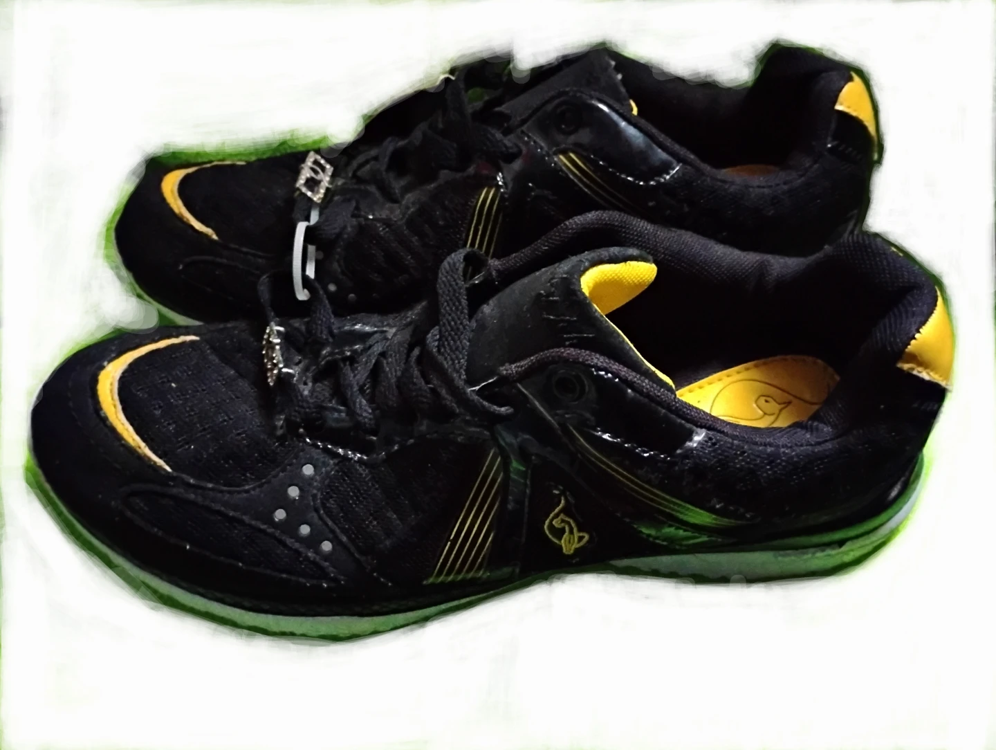 Black & Yellow Athletic Shoes Baby phat brand