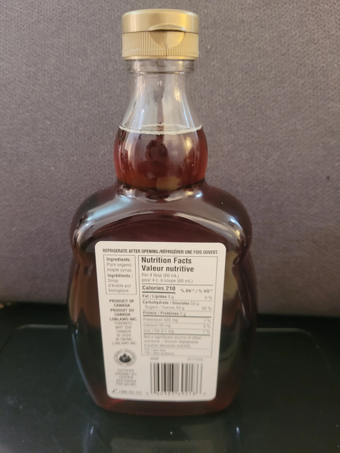 PC Organics 100% Pure Maple Syrup - photo 2