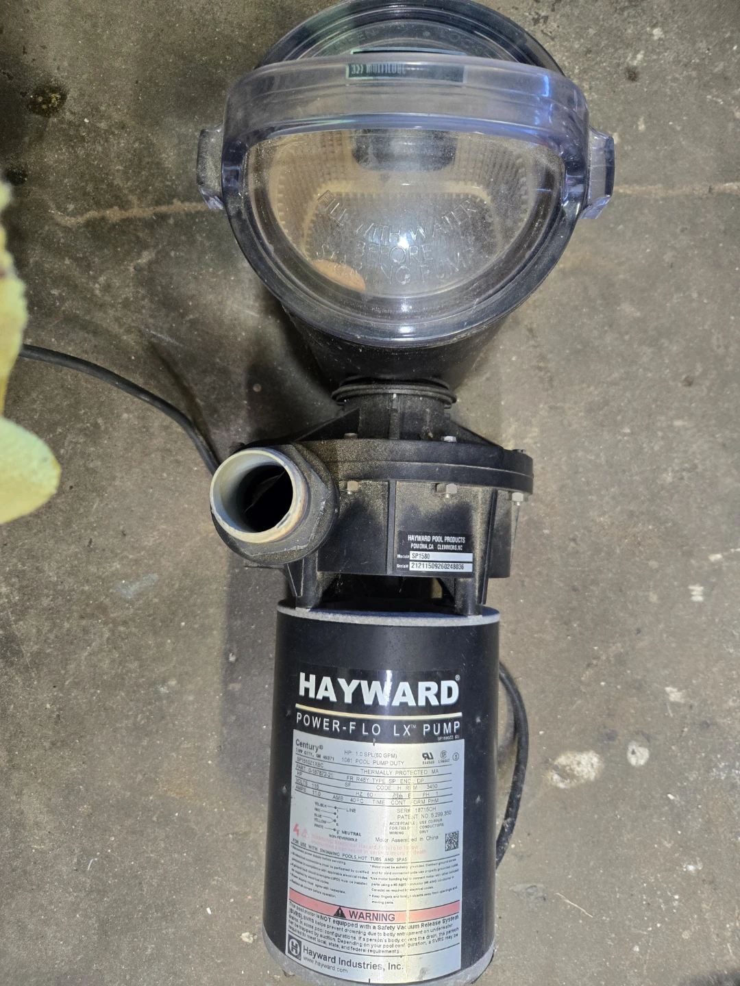 Hayward Power-Flo LX 1 HP Pool Pump
