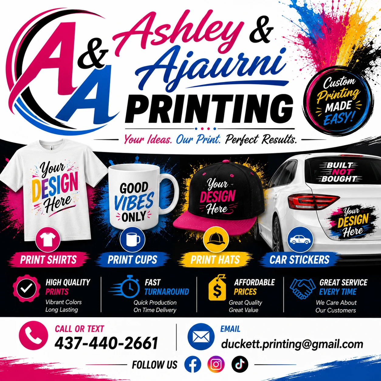Custom Printing Services by A&A Printing