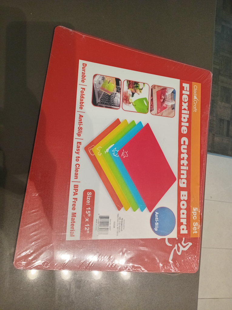Clad Craft 5pc Flexible Cutting Board Set