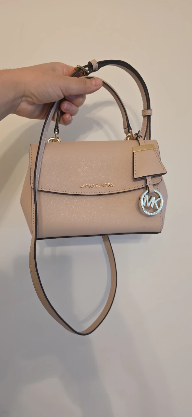 Michael Kors Pink Leather Satchel Handbag