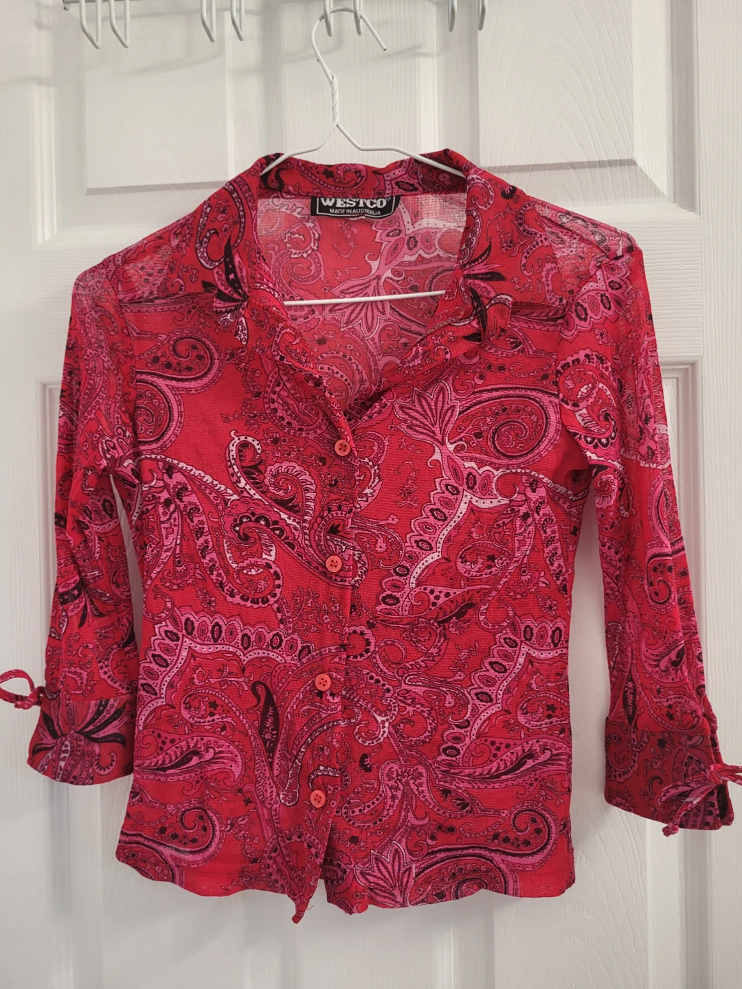 Paisley Print Sheer Blouse - photo 2