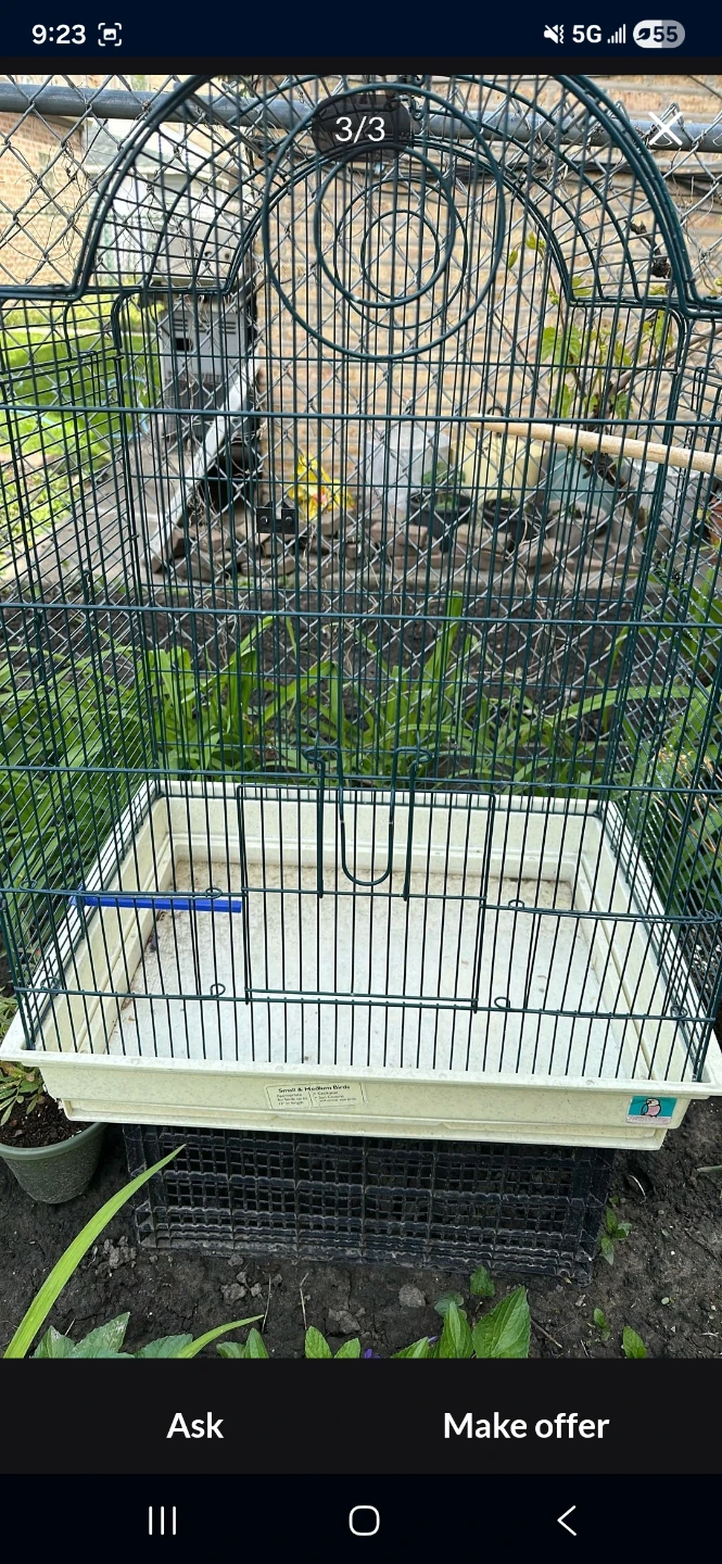 Pet Bird Cage for Small & Medium Birds - photo 2