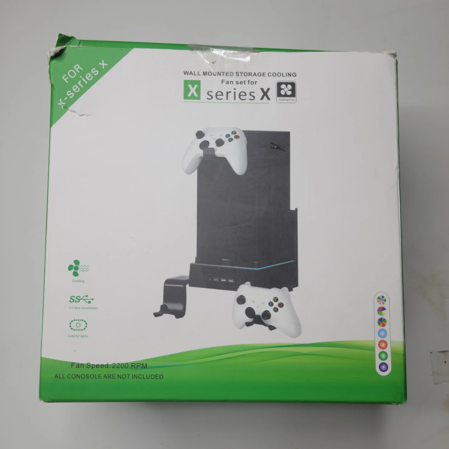 Wall Mounted Storage Cooling Fan Set for Xbox Series X - photo 3