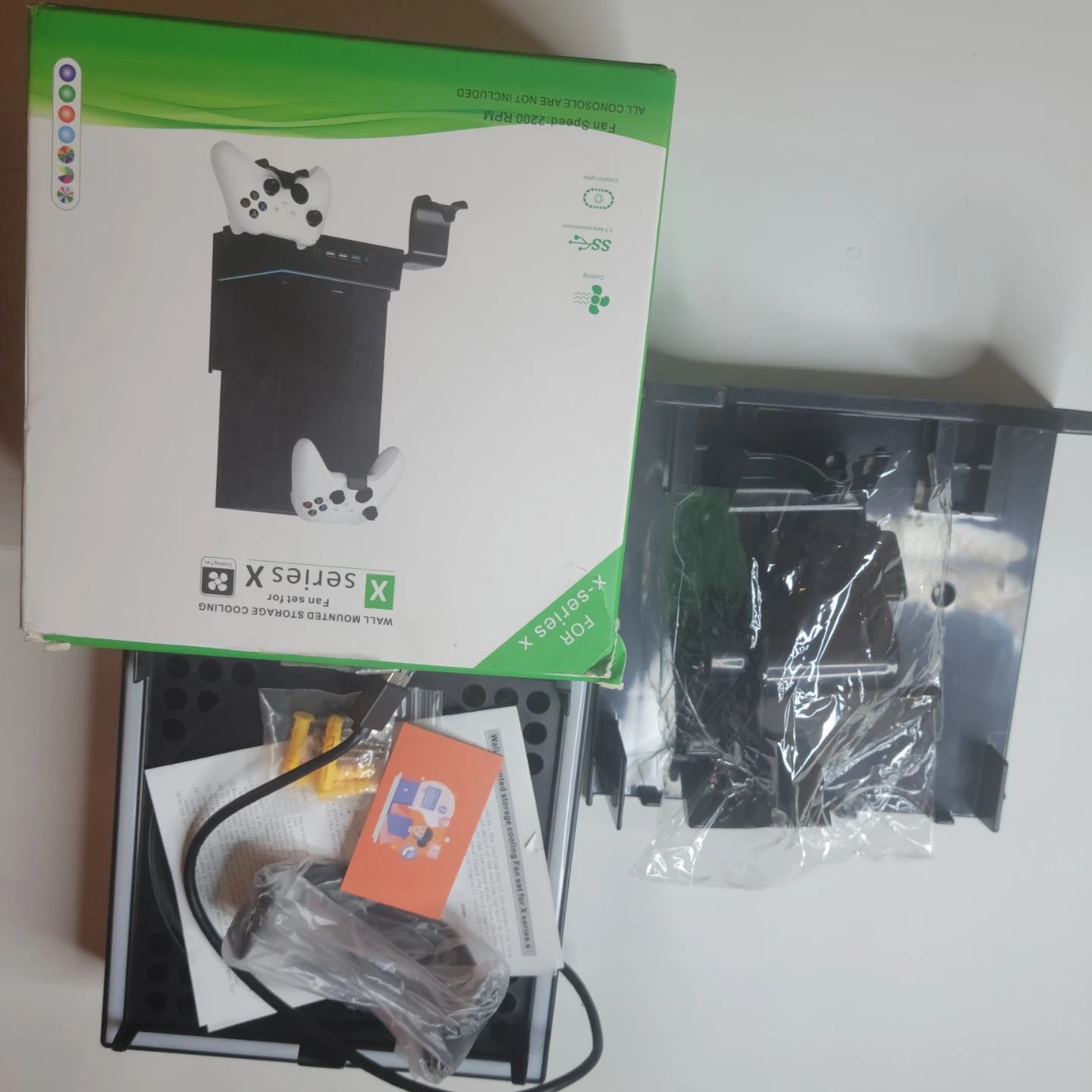 Wall Mounted Storage Cooling Fan Set for Xbox Series X - photo 5