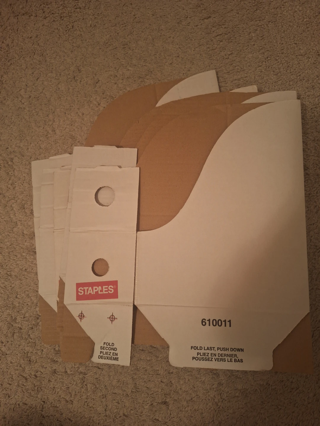 Staples Magazine Storage Box