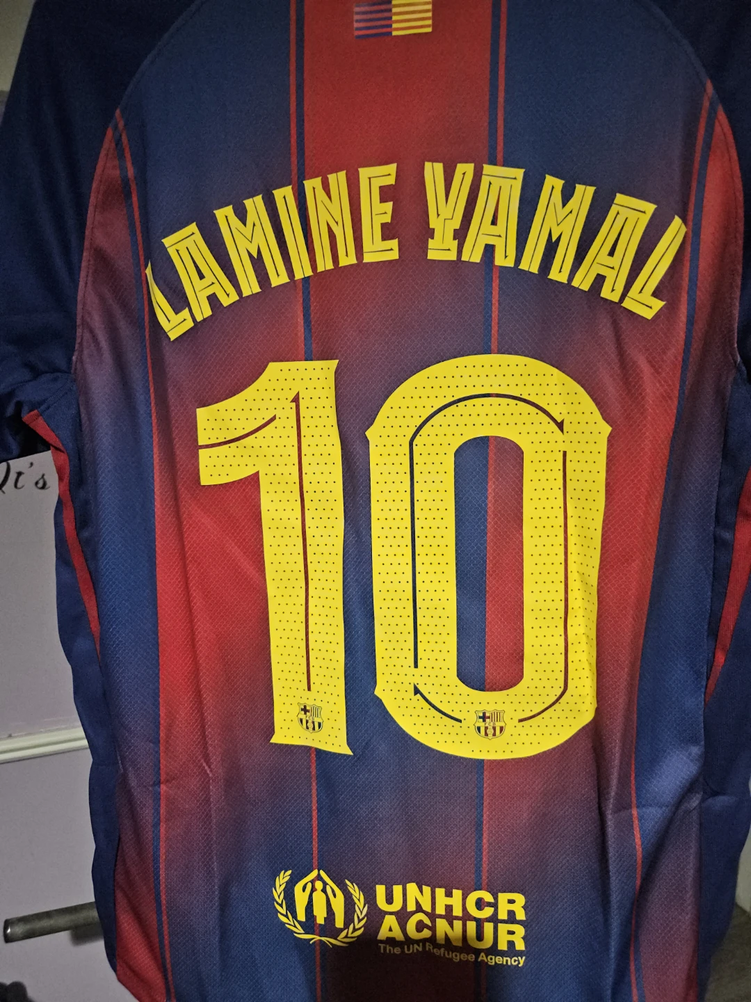 Nike FC Barcelona Lamine Yamal Jersey #10 Size M - photo 5