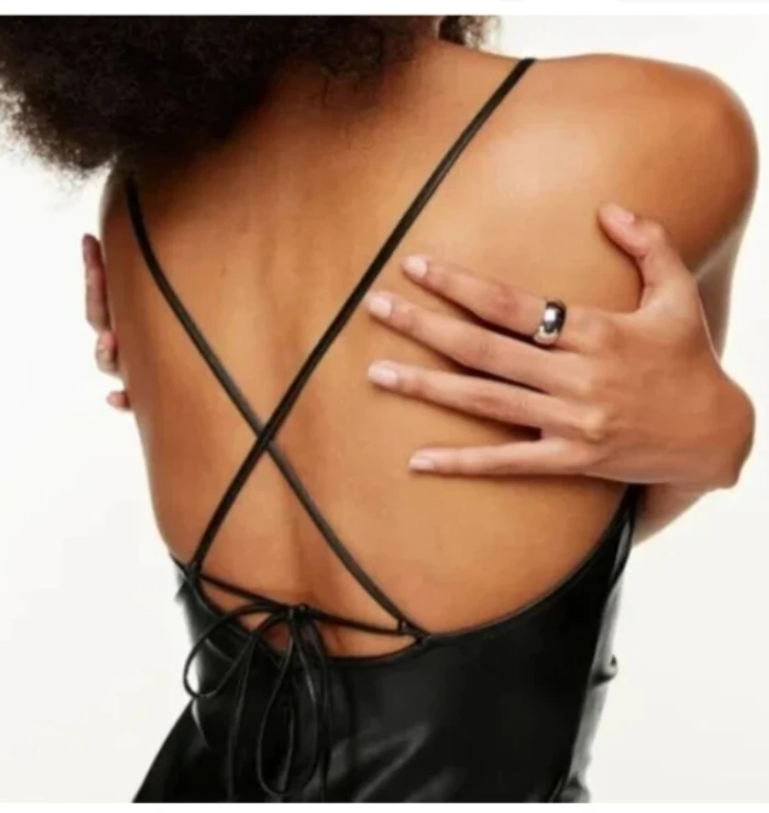 TEN by Babaton Faux Leather Dress Size 4 - photo 4
