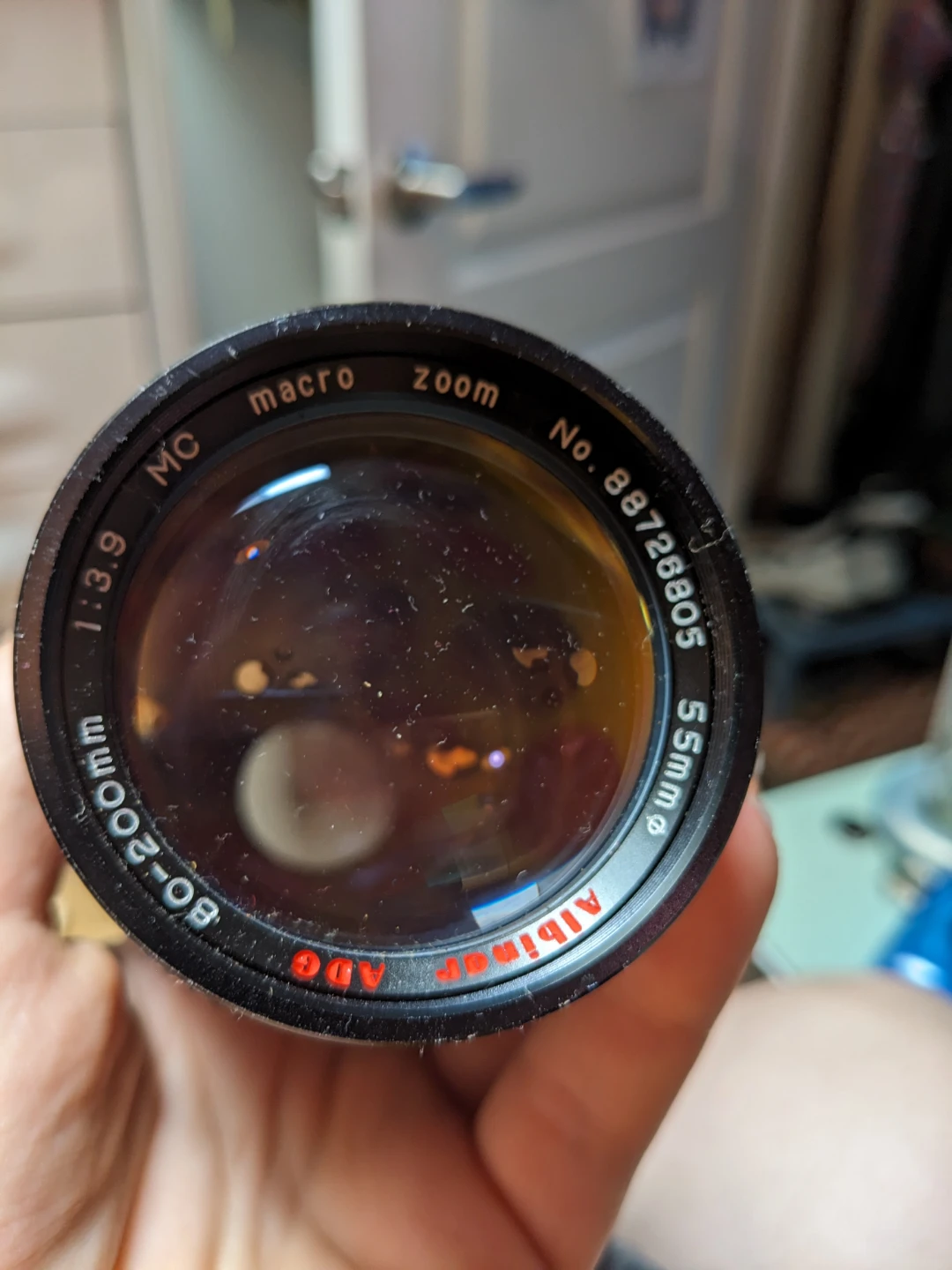 Albinar ADG FD mount 80-200 f3.9 1:7 macro zoom lens
