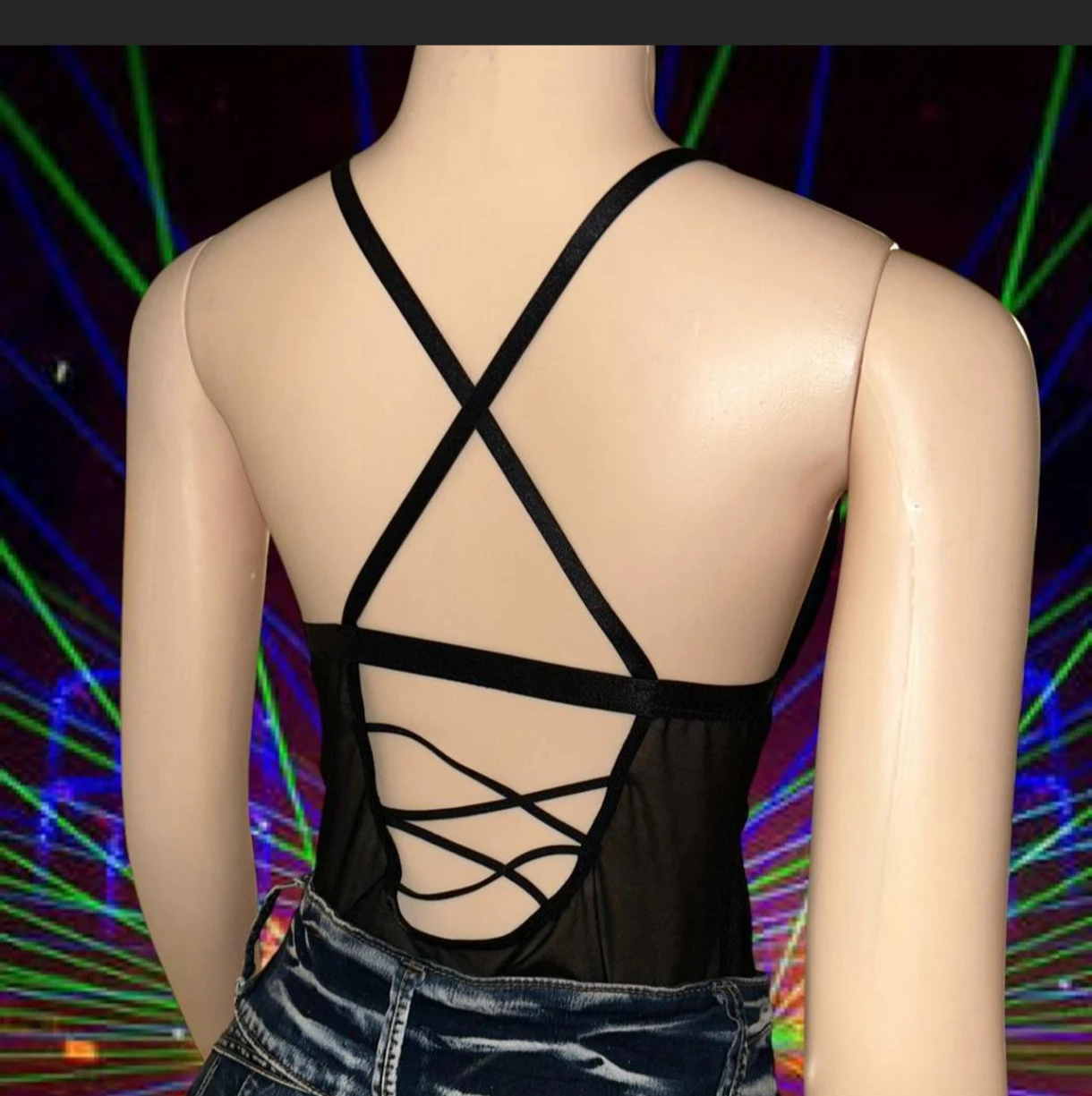 Black Lace Teddy Bodysuit - photo 2