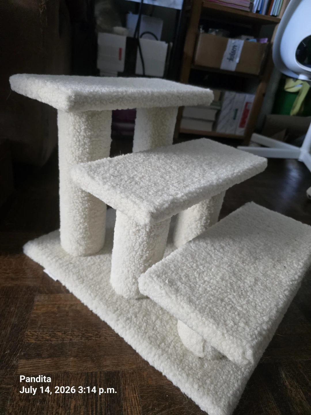 Cream Cat Tree Condo - photo 3