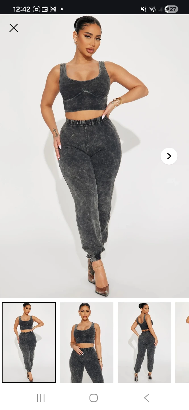 Fashion Nova My Real Life Jogger Set - photo 4