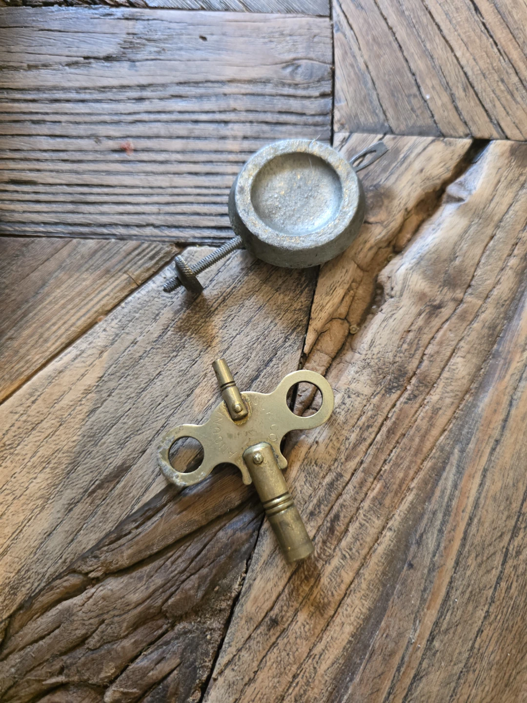 Vintage Seth Thomas Ding Dong Strike Mantel Clock with Key - photo 3
